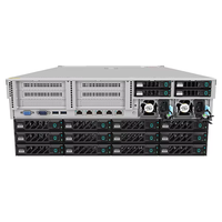 K34017 Boîtier GPU 4U Boîtier serveur 36 baies 780mm, 12 Go de fond de panier Châssis de serveur à architecture hétérogène en forme de L personnalisé