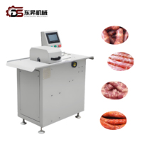 Machine automatique de ligature de saucisses 100-500 pièces/min, machine à nouer les saucisses en acier inoxydable, équipement de traitement des saucisses