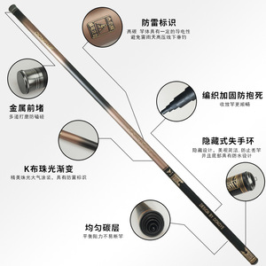 Caña de mano Dongye Titan Ape 6m de 4 secciones y acción 19 para pesca de carpas - Product Image 4