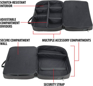 Sac à bandoulière pour médecins et infirmières, matériel médical personnalisé, Kit de premiers soins avec diviseur pour médecins, infirmières - Product Image 3