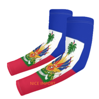 Manchons de bras rafraîchissants avec drapeau de Guam, protection solaire patriotique pour hommes et femmes, pour la course, le golf et le cyclisme