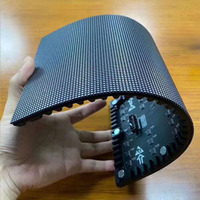 P3P4 Module LED intérieur doux incurvé Flexible affichage Led pour affichage numérique et affichages