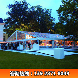 Carpa Transparente para Bodas, Estructura de Aleación de Aluminio, Tela de PVC Impermeable, Construcción Modular Extensible, Uso en las Cuatro Estaciones - Product Image 3