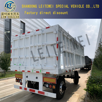 Remorque agricole de remorquage à 2 essieux de 20 tonnes, remorque à barre de traction, camion-citerne d'huile 6x4 avec remorque complète