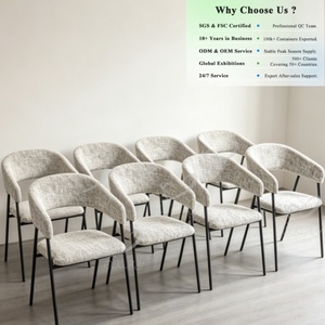 <span class=keywords><strong>Chaises</strong></span> de <span class=keywords><strong>salle</strong></span> à <span class=keywords><strong>manger</strong></span> en tissu OKAY personnalisées avec dossier incurvé, <span class=keywords><strong>confortables</strong></span>, légères, nordiques, fiables, pour hôtels et salles d'attente (vente en gros) - Product Image 1