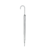 YS-1008 Parapluie transparent POE à ouverture automatique, fourni par l'usine, à bas prix, pour cadeaux promotionnels, parapluie droit avec logo