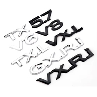 Autocollants, logos, emblèmes et badges de voiture personnalisés OEM ODM en métal, alliage d'aluminium, alliage de zinc électroplaqué, chrome et plastique ABS 3D auto-adhésifs
