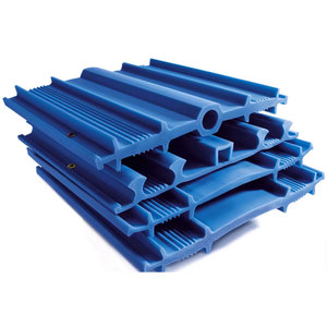 ซีลกันน้ำ PVC แบบหลอดตรงสีน้ำเงิน สำหรับงานก่อสร้าง ป้องกันการรั่วซึม ร่องแบบดัมเบลล์ ขนาด 150-600 มม. ความกว้างสั่งทำได้ - Product Image 1