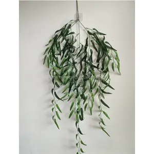 Planta Artificial colgante para decoración, guirnalda de hojas de sauce, de seda, para boda, QSLH-CF155