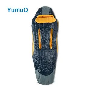 YumuQ 200 cm / 78'' Ripstop Nylon DWR Winter Outdoor 0 Grad Camping Trekking Mumie-Schlafsack