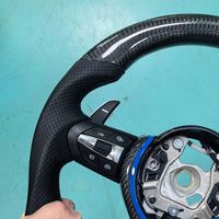 Volant en fibre de carbone bleu pour BMW 320 525 F30 F06 F07 F10 F20 F31 F32 F34 F35 F36 F15 F36 E71 X5 M3 M5 M6 F11 F15 F16 F22