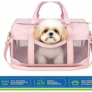 Durable Breathable Foldable Soft Sided Mesh Outdoor Pet Dog Carrier <b>Carrying</b> Pet Travel <b>Bag</b> New Airline Approved <b>Cat</b> <b>Bag</b> - Product Image 1