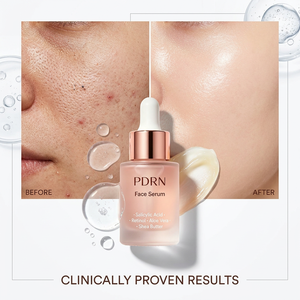 Sérum réparateur pour le visage PDRN avec du rétinol, de l'acide salicylique et de l'aloe vera, minimise les pores, élimine l'acné, anti-âge, lisse la peau, essence faciale - Product Image 1
