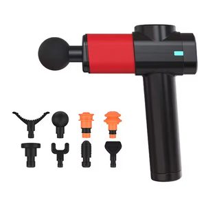 Mini appareil portable avec 8 accessoires pour le dos, les épaules, la colonne <span class=keywords><strong>lombaire</strong></span>, la physiothérapie, le soulagement de la douleur, <span class=keywords><strong>pistolet</strong></span> de <span class=keywords><strong>massage</strong></span> sans fil professionnel - Product Image 4
