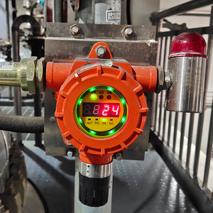 Moniteur de détecteur de fuite de gaz d'ammoniac en ligne fixe d'utilisation de ferme avicole avec 0-100ppm - Product Image 4