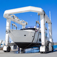 Grue mobile de levage de bateaux homologuée CE, fabriquée en Chine, capacité de 100 à 300 tonnes, pour yachts, avec ensemble complet de boîte de vitesses, moteur et roulement