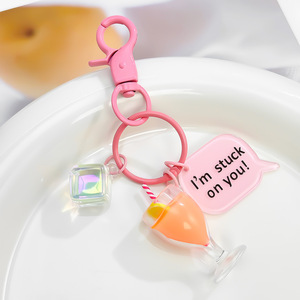 Porte-clés Thème Estival : Décorations en Caoutchouc <span class=keywords><strong>Style</strong></span> Dessin Animé avec Motifs Glaçons Rêveurs et Boissons Sucrées pour Éclairages Décoratifs - Product Image 4