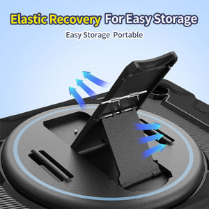 Custodia per Tablet <span class=keywords><strong>Lenovo</strong></span> <span class=keywords><strong>M10</strong></span> Plus 10.6 2022 3a Gen con Supporto, Cinghia da Polso, Antiurto, Rotazione a 360° in TPU - Product Image 3