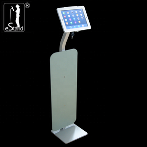 EStand BR22022G ป้องกันการโจรกรรมชั้นตู้แสดงผลสำหรับ <span class=keywords><strong>iPad</strong></span> ยืนที่มีป้ายโฆษณาสำหรับ9.7 ''<span class=keywords><strong>Ipad</strong></span>/pro/air - Product Image 1