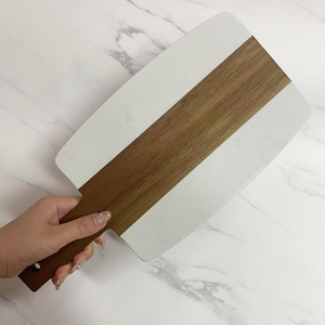 Chúng Tôi Miễn Phí Vận Chuyển Gói 10 Đá Cẩm Thạch Phục Vụ Pho Mát Hội Đồng Quản Trị Charcuterie Hội Đồng Quản Trị Bằng Đá Cẩm Thạch Và Gỗ Keo Cắt Hội Đồng Quản Trị Với Xử Lý - Product Image 2