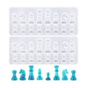 Pequeña cantidad de pedido Diseño especial Antiadherente Fácil liberación Ajedrez Resina Molde Silicona Piezas de ajedrez Moldes - Product Image 2