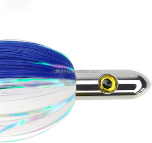 Señuelo de curricán Ilander con cabeza de bala de 7 pulgadas/9 pulgadas para Marlin Tuna Mahi Dolphin Durado Wahoo, señuelos de curricán de malla sin gancho, - Product Image 5