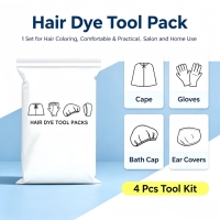 Kit de coloration capillaire jetable personnalisé en gros pour les salons de coiffure et l'utilisation à domicile