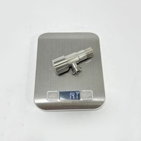 304 vanne d'entrée d'eau en acier inoxydable pour robinets de salle de bain de cuisine vanne de cartouche d'inverseur d'eau de bassin d'angle Triangle moderne