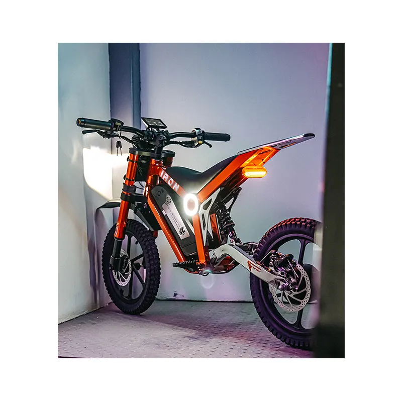 עיצוב חדש לילד סוללת ליתיום השעיה מלאה רטרו עפר הרים אופני אופניים חשמליים עוצמתיים צמיגים שמן