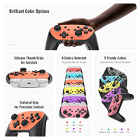 Coque de remplacement pour panneau de manette de jeu Switch 2 Pro avec deux capuchons de joystick, disponible en plusieurs couleurs