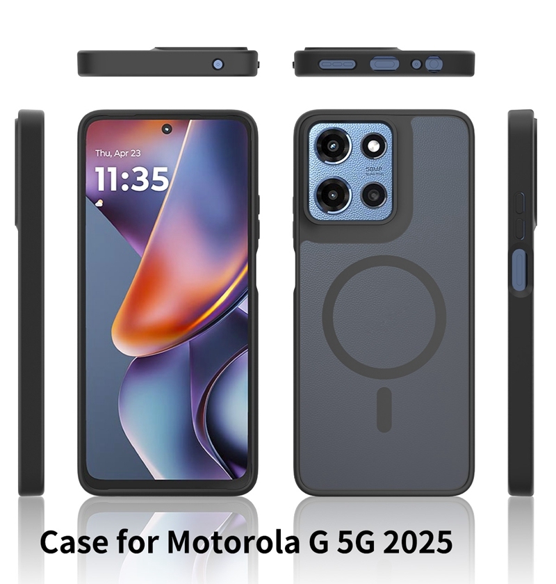 Luxury Translucent Phone <strong>Case</strong> with Magnetic Ring Skin Feeling <strong>for</strong> Moto G 5G 2025 / <strong>2026</strong> / G Play <strong>2026</strong> <strong>Case</strong> Custom Phone Cover