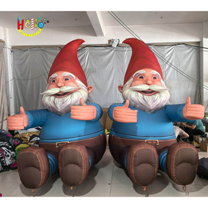Décoration de jardin gonflable de Noël, gnome de Noël pour l'extérieur - Product Image 6