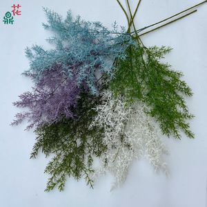 Flores Artificiales de Helecho Esparto Misty Flower, Flores de Seda para Decoración de Bodas, de Larga Duración - Product Image 1