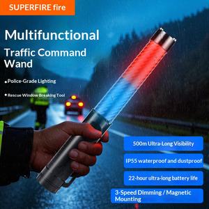 Lampe torche magnétique puissante YJ04 pour la régulation du trafic, flash d'avertissement portatif - Product Image 2