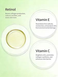 Sérum au rétinol Vitamine C Extrait de plantes Antioxydant Raffermissant Liftant Améliore le teint terne Hydrate la peau sèche Soin quotidien de la peau - Product Image 2