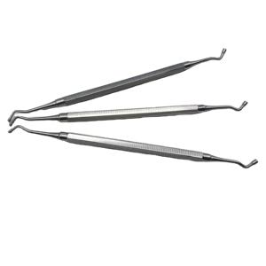 เครื่องมือทันตกรรมพื้นฐานที่ได้รับการรับรองมาตรฐาน <span class=keywords><strong>CE</strong></span>  ที่อุดอัมลาแมก แบบสองหัว ขนาด 16 ซม. 1.5 # -2.5 # - Product Image 1