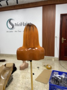 Bob <b>Wigs</b> Human Hair Super Double Drawn Vietnamese Silky Straight Lace <b>Wigs</b> <b>for</b> <b>Black</b> <b>Women</b> Cuticle Aligned Machine Double Weft - Product Image 5