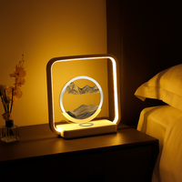 Lampe de table multifonctionnelle moderne à brancher pour la décoration du salon, chargeur sans fil de bureau, lampes de bureau, veilleuse peinture sable