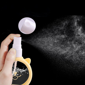 Venta caliente portátil 55ml PET gato de dibujos animados botella de Spray Linda cubierta de silicona botella de Spray de Perfume botella de Spray de niebla cosmética - Product Image 3