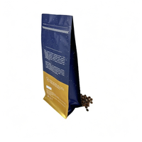 Sachets refermables personnalisés en PLA recyclable, imprimés sur mesure, anti-odeur, pour l'emballage de café et de biscuits (vente en gros)