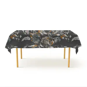 Druck-Tischdecke Verdunkelungs-Rückseite Blumen-Apttern 100 % Polyester Anti-Falten Heimtextil Stoff und Material für Rollen