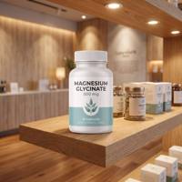 Kapsul Magnesium Glycinate Label Pribadi OEM, Suplemen Magnesium Bisglycinate untuk Mendukung Tidur dan Pemulihan Otot