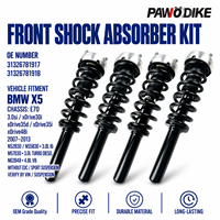 Amortisseur de châssis avant automobile (OE 31326781917 et 31326781918) pour BMW X5 E70 – Pièce de rechange d'atelier en stock