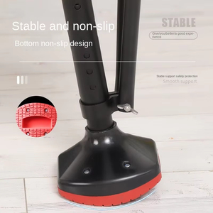 <span class=keywords><strong>Andador</strong></span> Telescópico de Una Sola Pata, Soporte para Caminar sin Manos, Bastón para Rodilla, Muleta de Apoyo para Movilidad de Pierna y Rodilla - Product Image 4