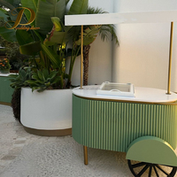 JINDA Chariot de Restauration Mobile Moderne et Tendance pour Événements, Fêtes et Vente de Confiseries en Déplacement