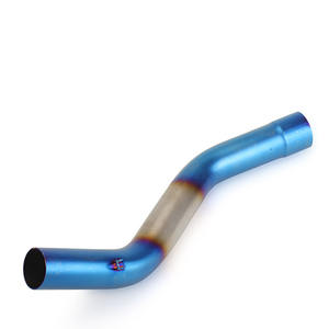 Per Kawasaki NINJA ZX-10R ZX10R 2011-2020 di scarico per moto modifica slip on tubo <span class=keywords><strong>blu</strong></span> inossidabile 51mm collegamento centrale tubo di <span class=keywords><strong>fuga</strong></span> - Product Image 1