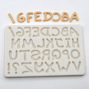 Molde de silicona para Fondant 3D con 26 letras en inglés, para pastel, Chocolate, dulces, Pan, galletas, molde, herramientas para hornear - Product Image 3