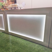 Table de réception élégante personnalisée, station de boissons moderne, table de bar, support de table de bar pour mariage et fête