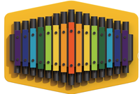 Metal Percussion Kids Sensory Stimulation Musical Instrument Wall Decoration for Kindergarten & Outdoor Playground