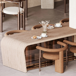 Sang trọng hiện đại rắn gỗ ăn bàn ghế thiết lập cho thương mại Nhà hàng khách sạn Cafes-4-Seater sinh thái thân thiện sofa Booth chỗ ngồi - Product Image 3